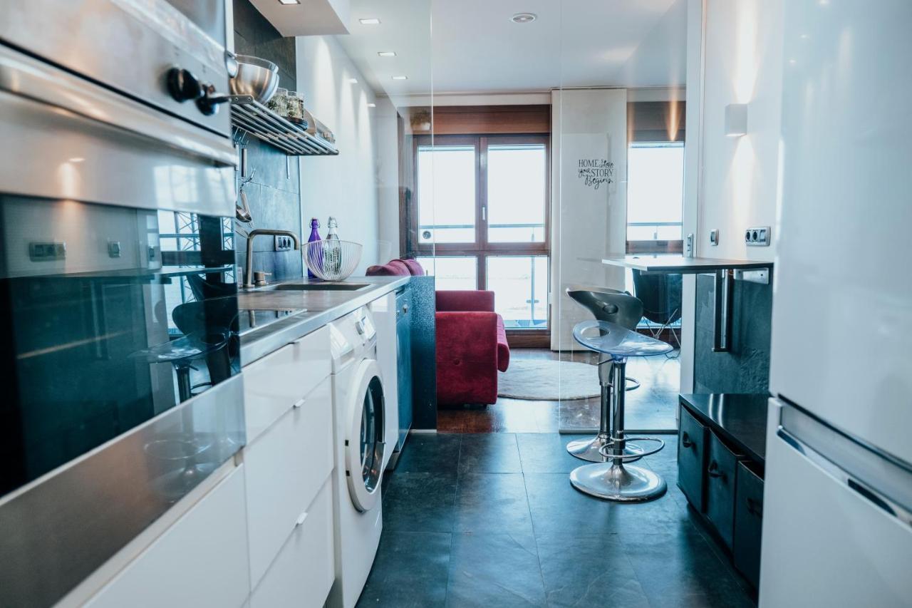 El Sexto De La Playa + Parking Gratis Apartment Хихон Екстериор снимка