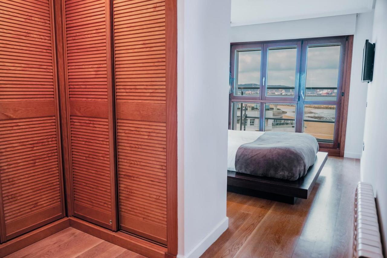El Sexto De La Playa + Parking Gratis Apartment Хихон Екстериор снимка